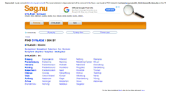 Desktop Screenshot of dyrlaege.soeg.nu